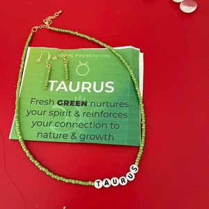 Horoscope Taurus necklace set