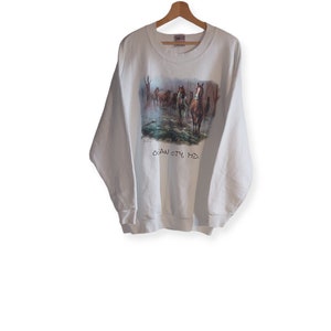 Vintage Oneita Ocean City Md Animal Print Sweatshirt  Size XXL