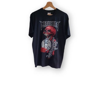 Vintage metallica Pushead zomer 2004 Tour T-shirt maat M