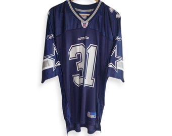 Dallas Cowboys Jersey Size 48 Reebok Marion Barber Blue