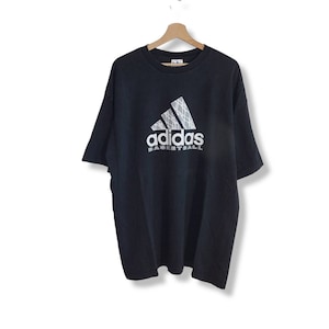 Vintage Adidas Basketball Black T-Shirt Size XL Made In USA