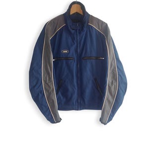Vintage Yamaha Navy Blue Racing Team Jacket Size XL