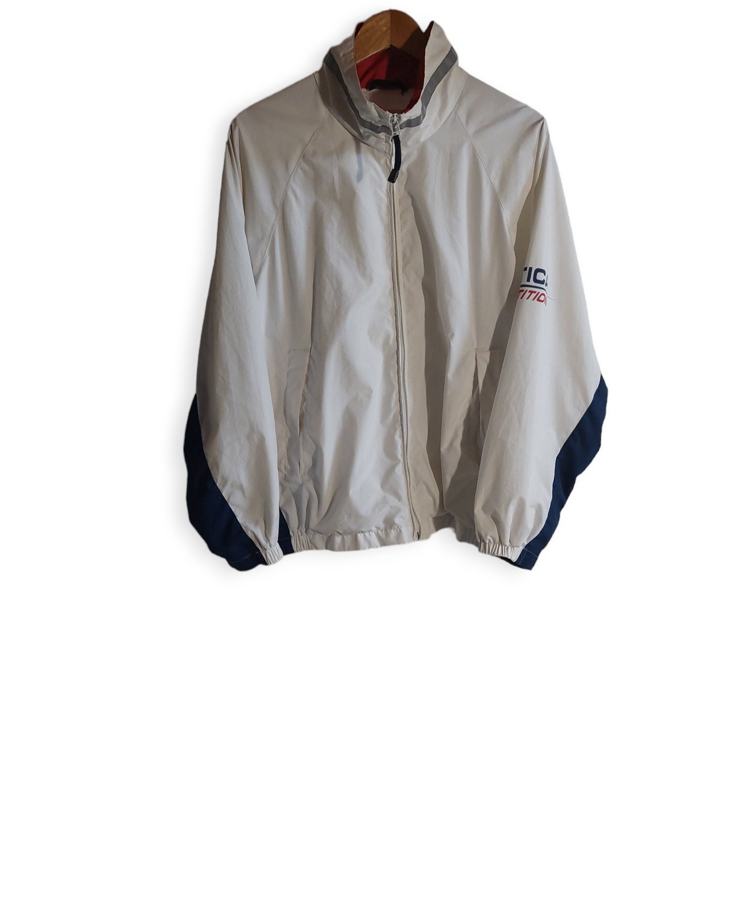 Nautica Men's Quarter-Zip Sweater, Blanc Brillant, XL Homme