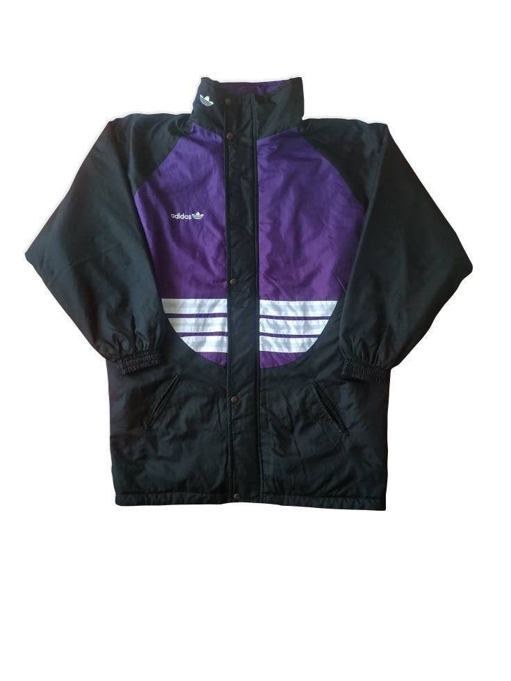 Purple Adidas Jacket - Etsy