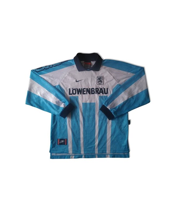Vintage Nike Lowenbrau Munchen Football Jersey Long Sleeve 1860 NR