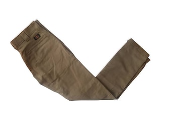 Dickies Men's Vintage 1970's Brown Polyester Pants - Etsy