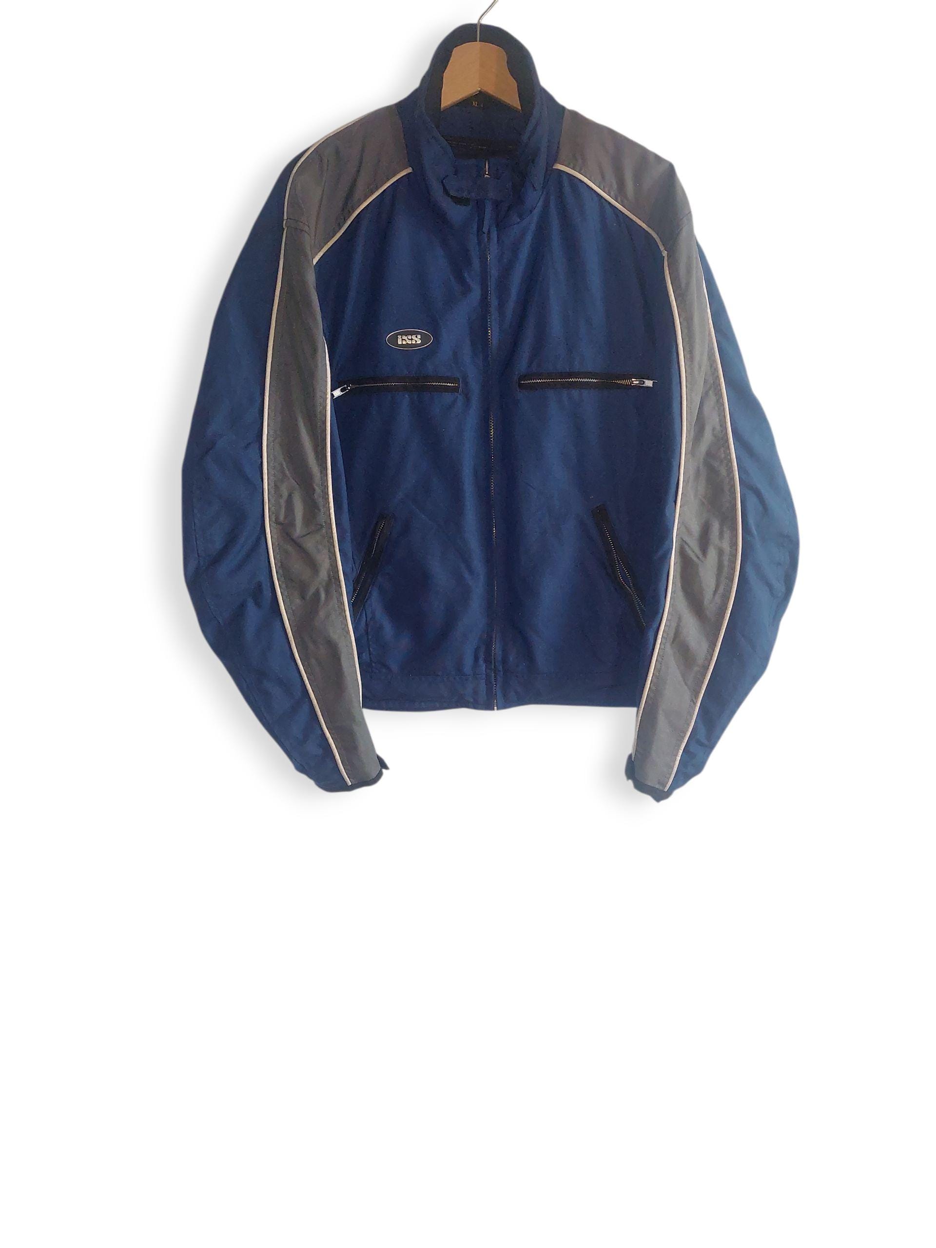 ヴィンテージヤマハネイビーブルーレーシングチームジャケット サイズ