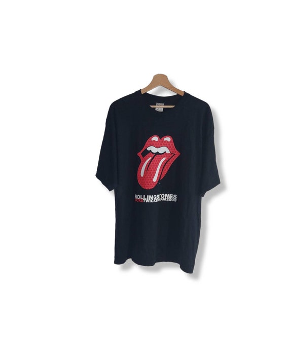 Vintage Jerzees Rolling Stones Licks T-Shirt Twic… - image 1