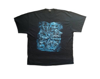 Slipknot World Tour T-shirt 2014-2015 Prepare For Hell Gildan Heavy Cotton Black Size XL