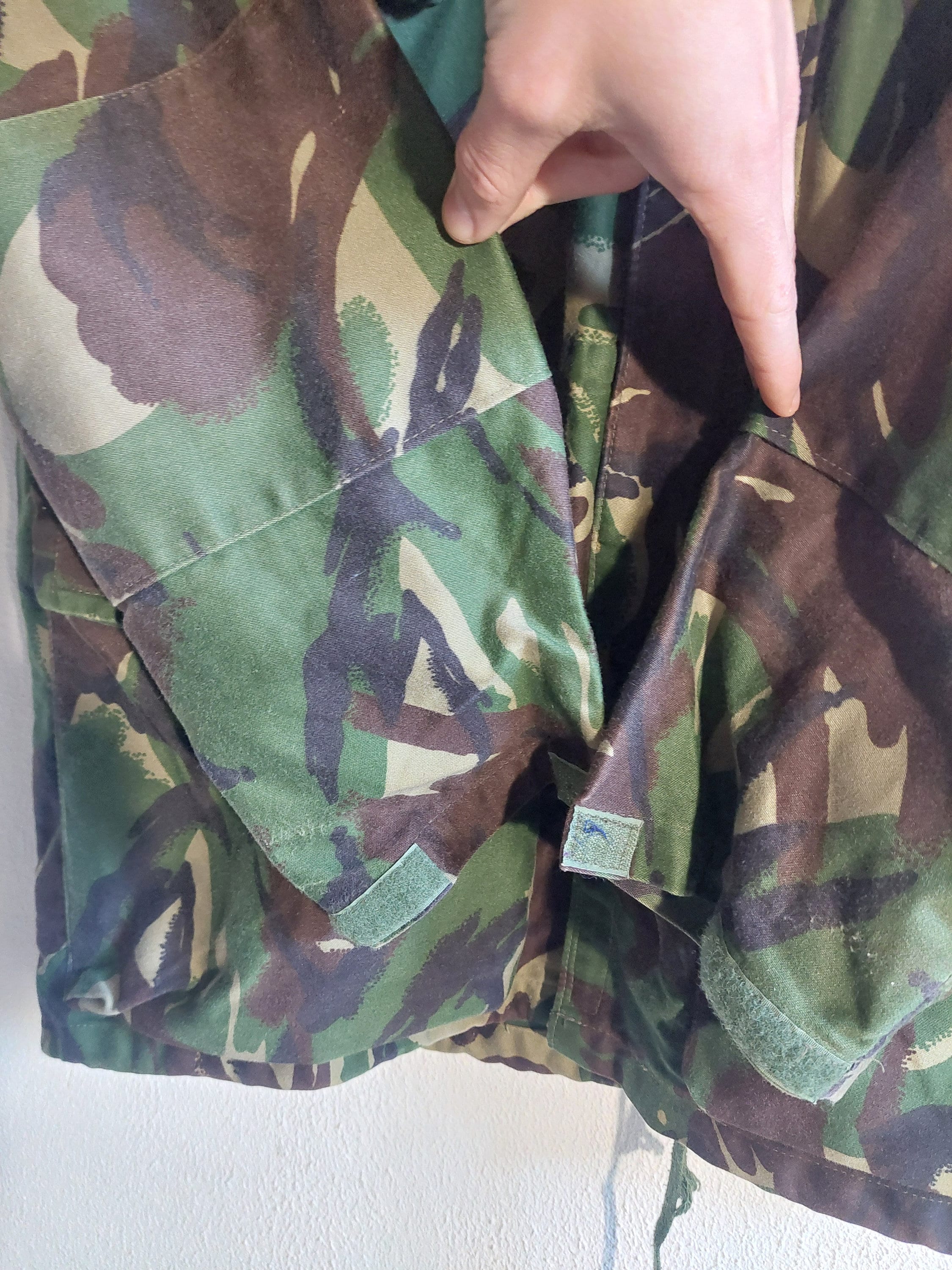 Vintage British Army Issue Smock Jacket Combat Windproof DP