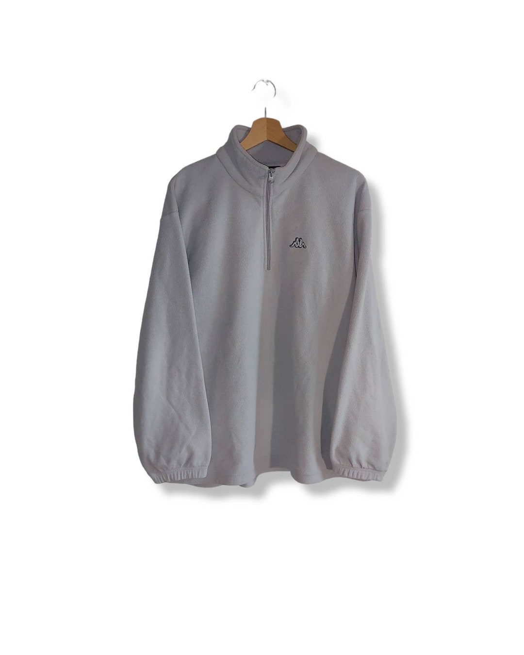 Vintage Kappa Quarter Zip Fleece Sweatshirt Size L 90s -  Ireland