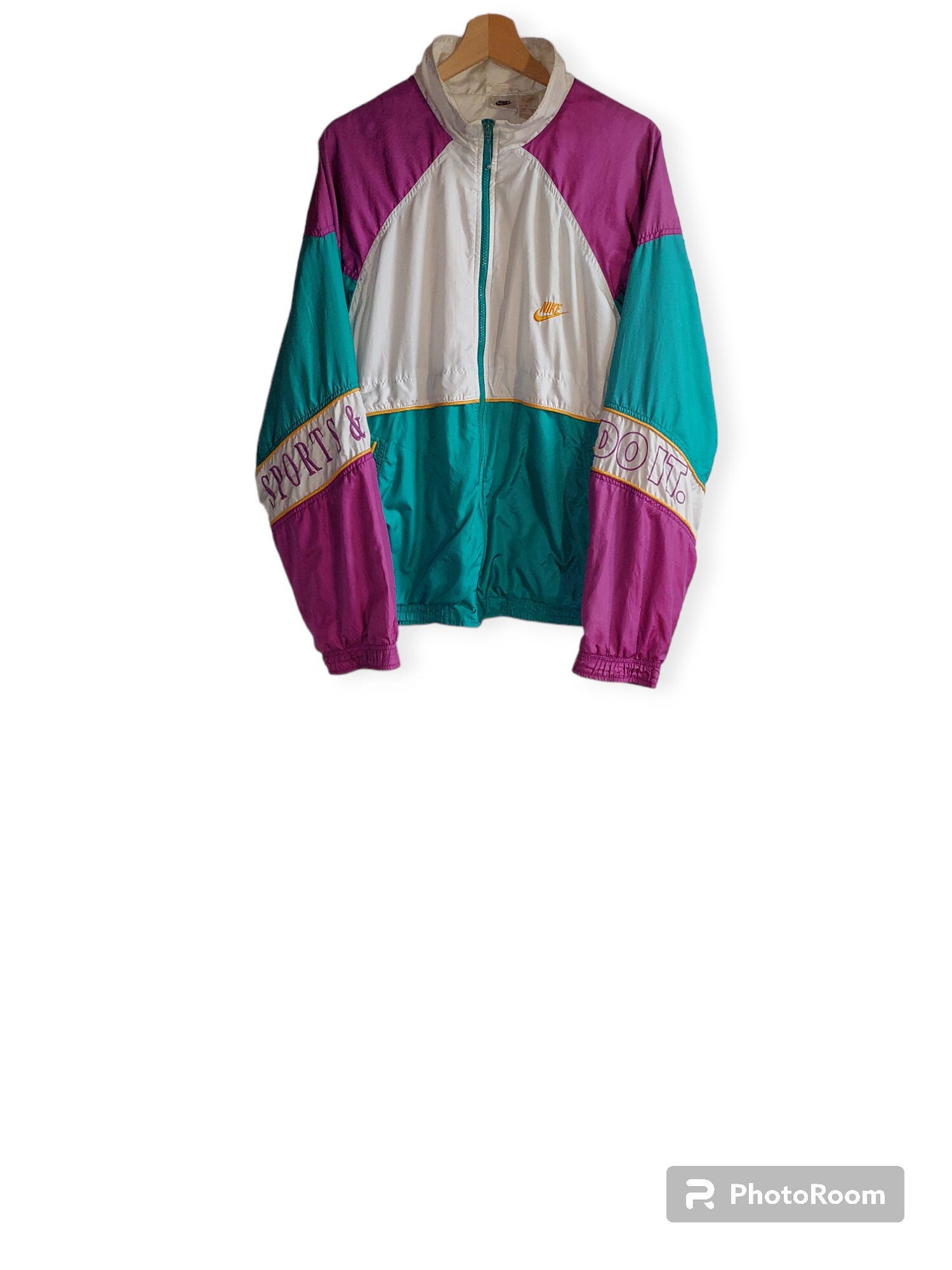Veste de survetement Nike blanche vintage taille L Etsy France