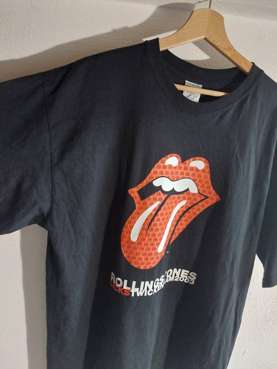 Vintage Jerzees Rolling Stones Licks T-Shirt Twic… - image 8