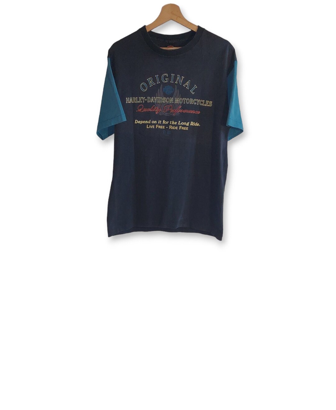 Vintage 1995 Harley Davidson T-shirt Washington D.C Size L