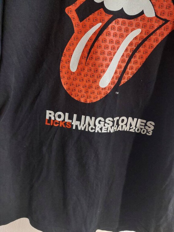 Vintage Jerzees Rolling Stones Licks T-Shirt Twic… - image 5