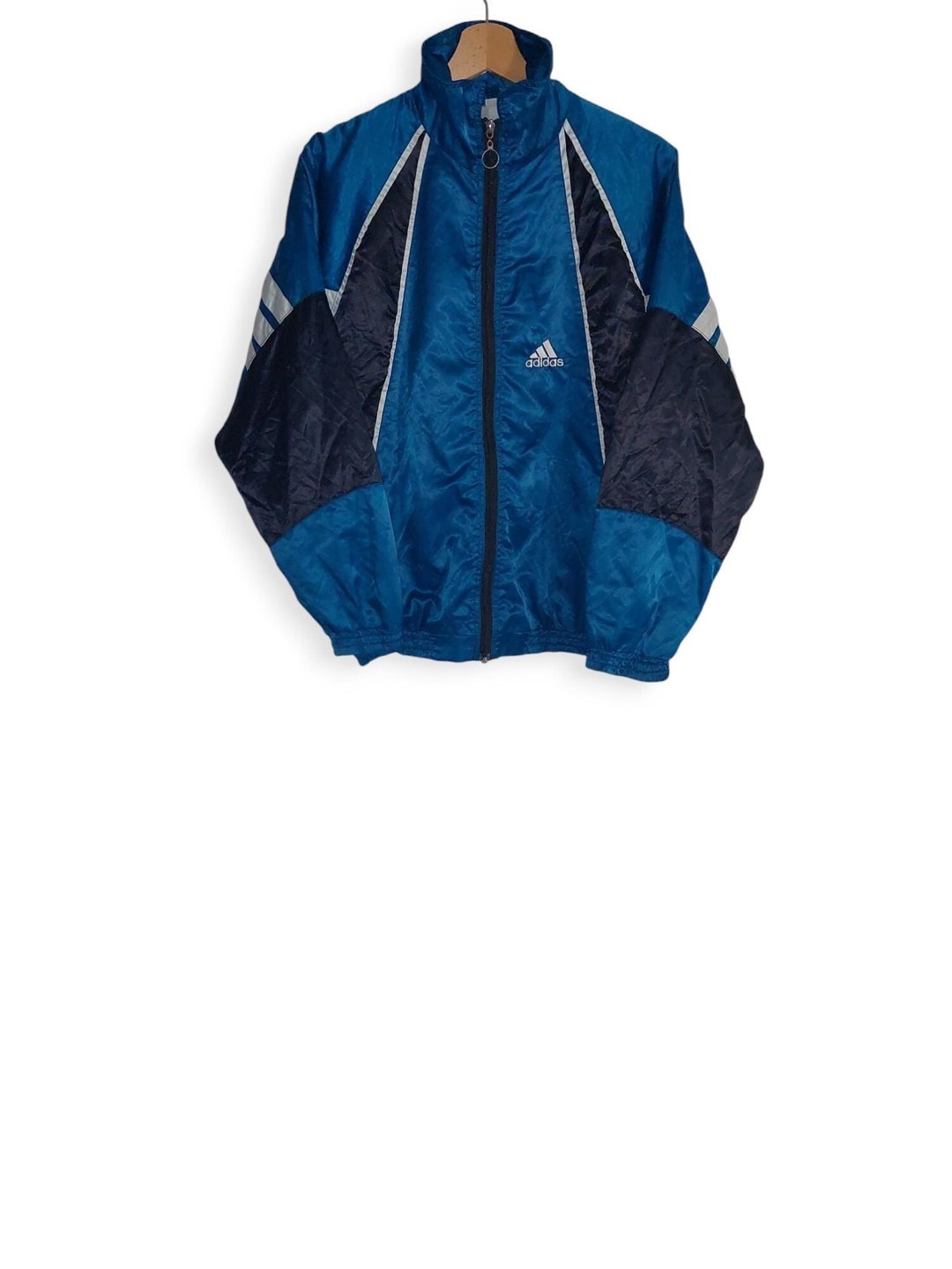 Vintage Adidas Track Jacket Size S Aqua Blue Black - Etsy Vintage Adidas Track Jacket Size S Aqua Blue Black - Etsy