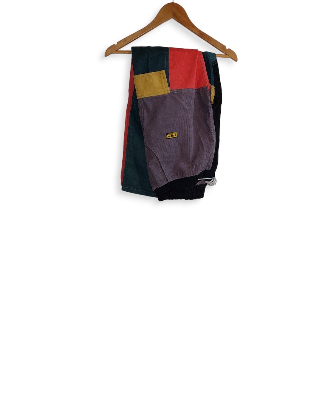 Stussy Laguna Beach Cargo Pants Colorblock Patchwork Pants - Etsy
