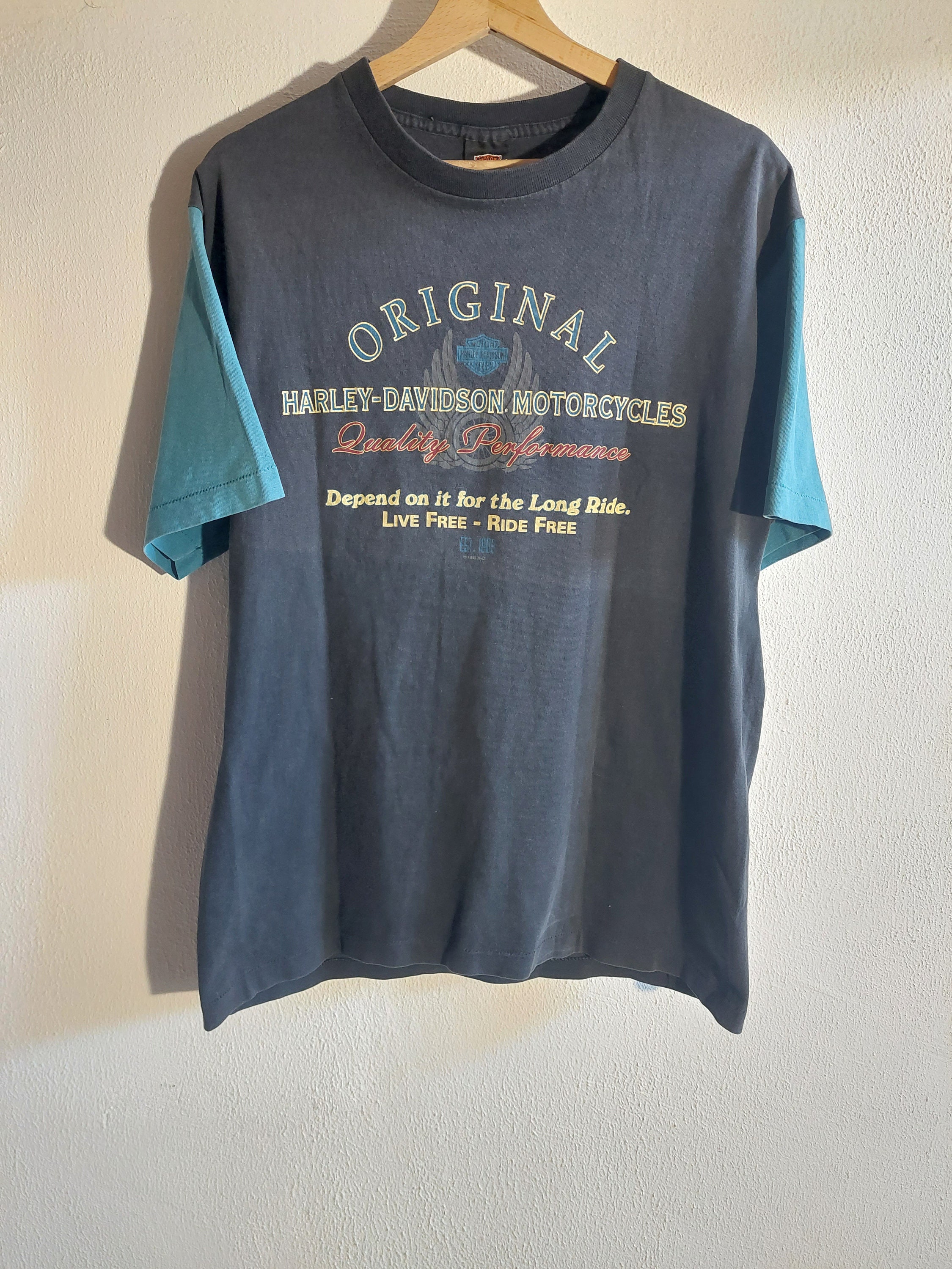 HARLEY-DAVIDSON Tシャツ 1995 L made in USA ▷ Vintage Harley Davidson T-Shirt 1995 | Made in USA | Two