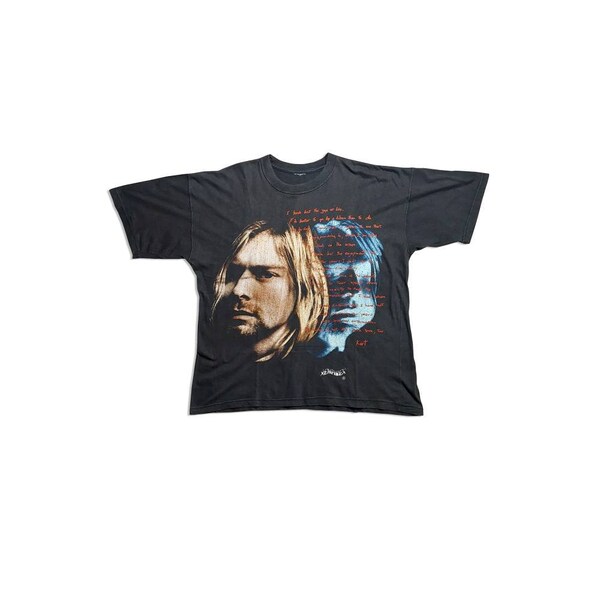 Kurt Cobain X-Ray Skeleton Black T-Shirt - Official Kurt Was Here Collection main image 0
