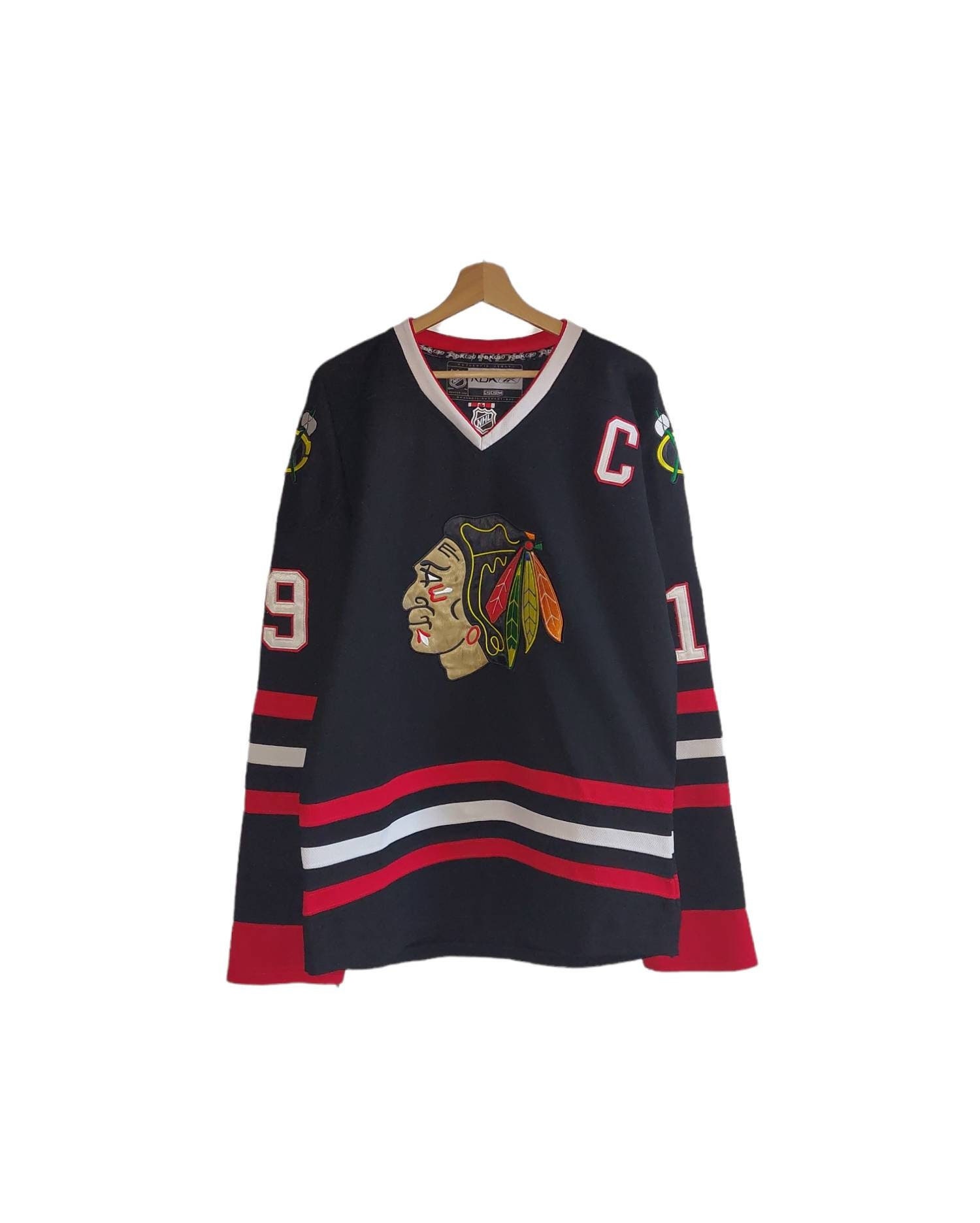 Vtg Reebok Chicago Blackhawks Kane Hockey NHL Jersey Stitched