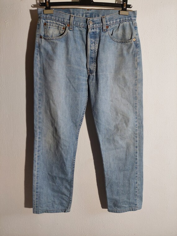 Vintage Light Blue Levi's 501 Jeans Size W33 L34 90s - Etsy