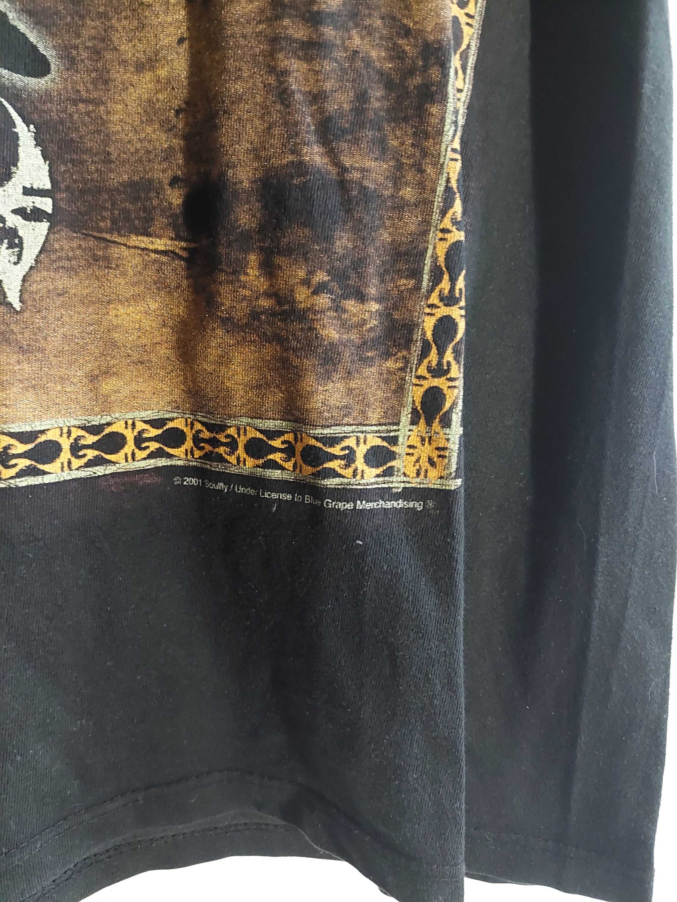 Vintage 2001 Soulfly T-shirt Size M All My Hate All My Rage All My