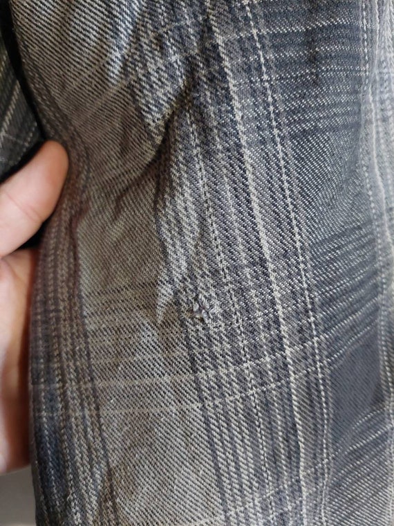 Vintage Dickies Plaid Flannel Hooded Jacket Size … - image 7