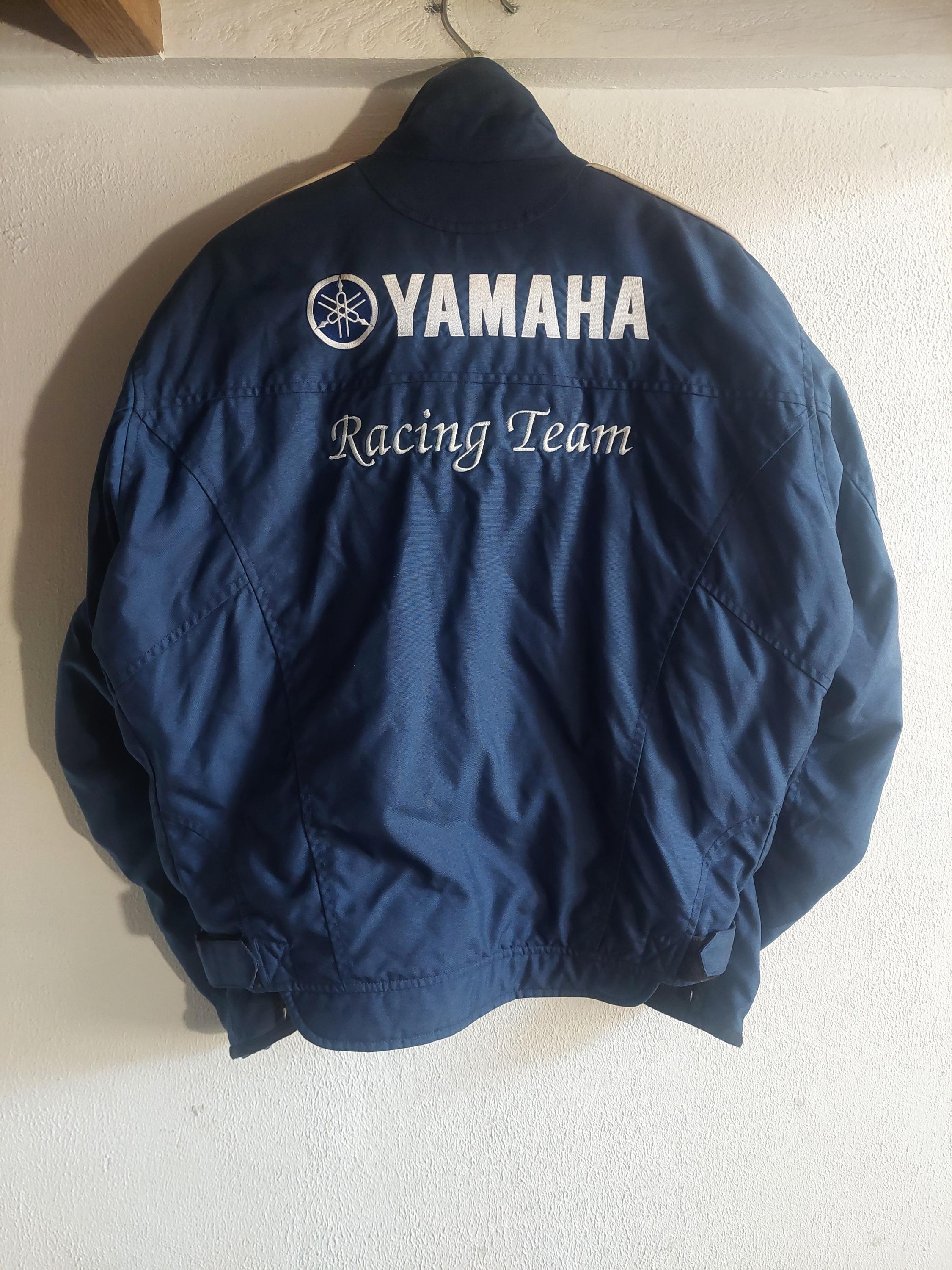 ヴィンテージヤマハネイビーブルーレーシングチームジャケット サイズ