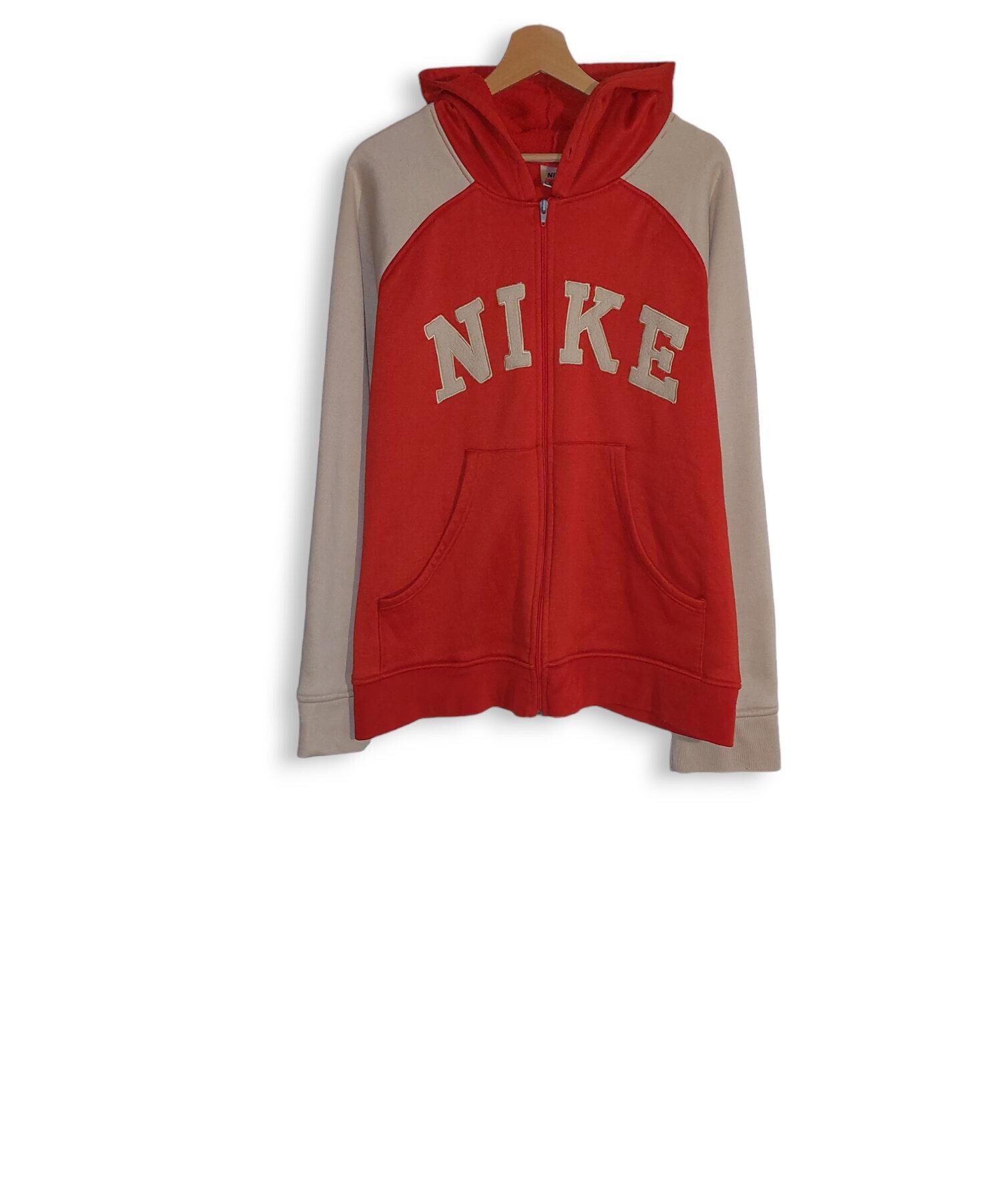 Vintage Nike Zip up Big Spellout Hoodie - Etsy