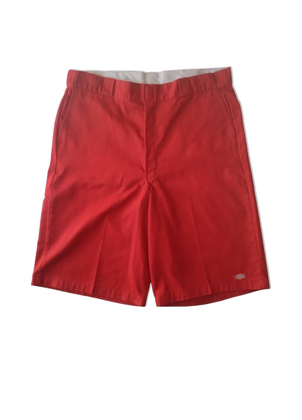 Vintage Red Dickies Shorts Size 38 90s 