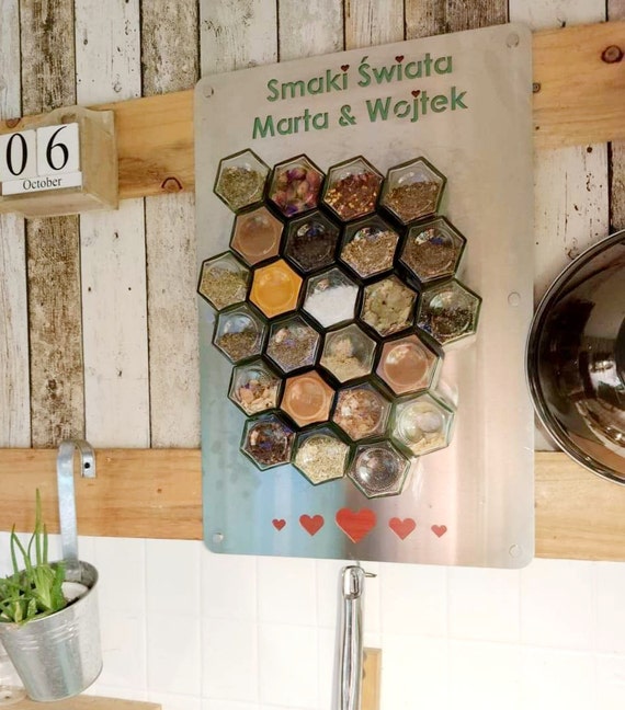 How To Make a Wall-Mounted Magnetic Spice Rack