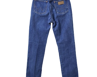 Wrangler Cowboy Cut Jeans Mens Size 30x32 Blue Denim Original Fit Mexico Made