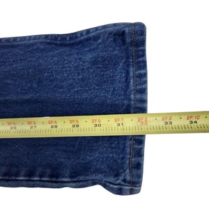 Pantalones vaqueros Wrangler Cowboy Cut para hombre, talla 30x32, mezclilla azul, corte original, hechos en México. imagen 8