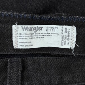 Wrangler Cowboy Cut Original Fit Jeans Mens 40x32 Black USA Made image 6