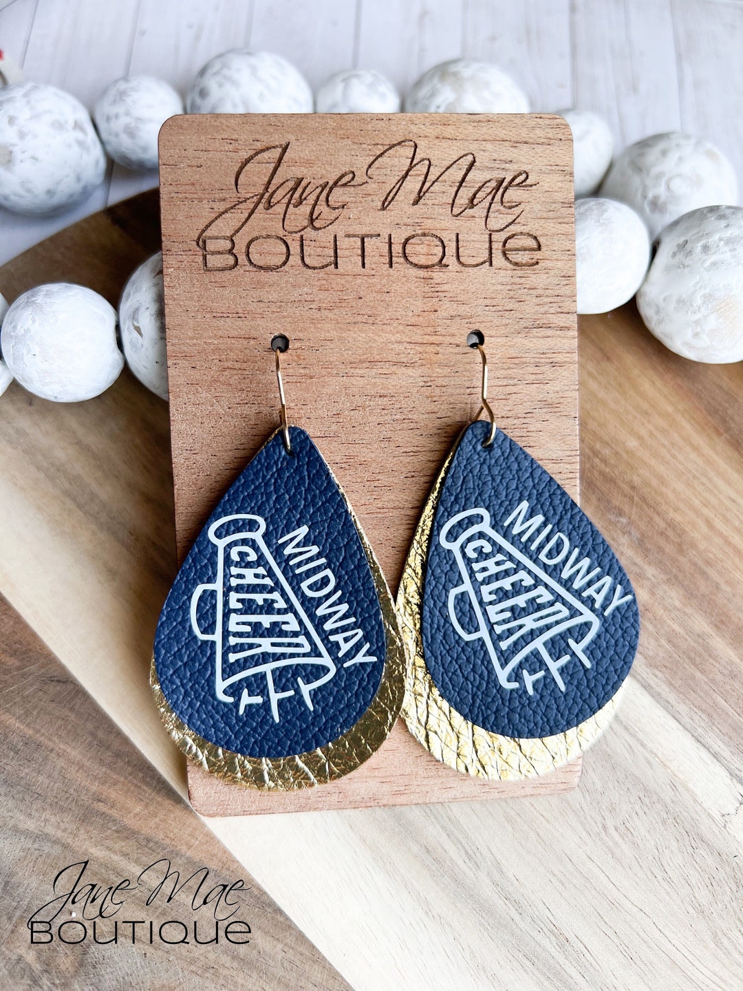 Midway Cheerleader, Megaphone Earrings Etsy