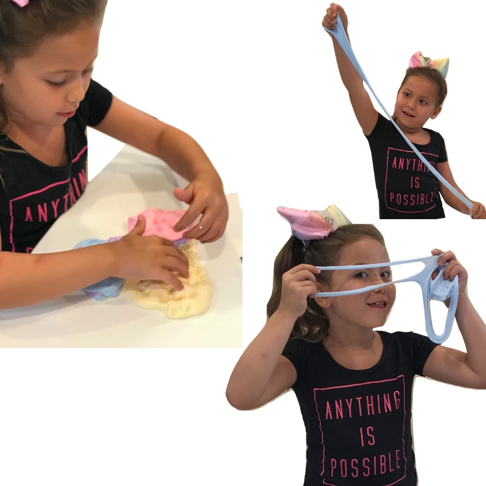 Fluffy Unicorn Slime Kit for Girls, FunKidz Cloud Slime Gift for Ages 6+  Kids Fun Slime Making Kit Awesome Craft Toy Birthday Present Ideas