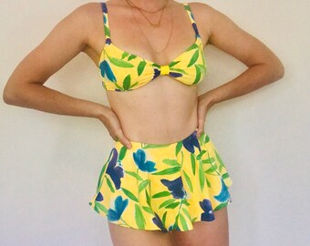 vintage swim skirt