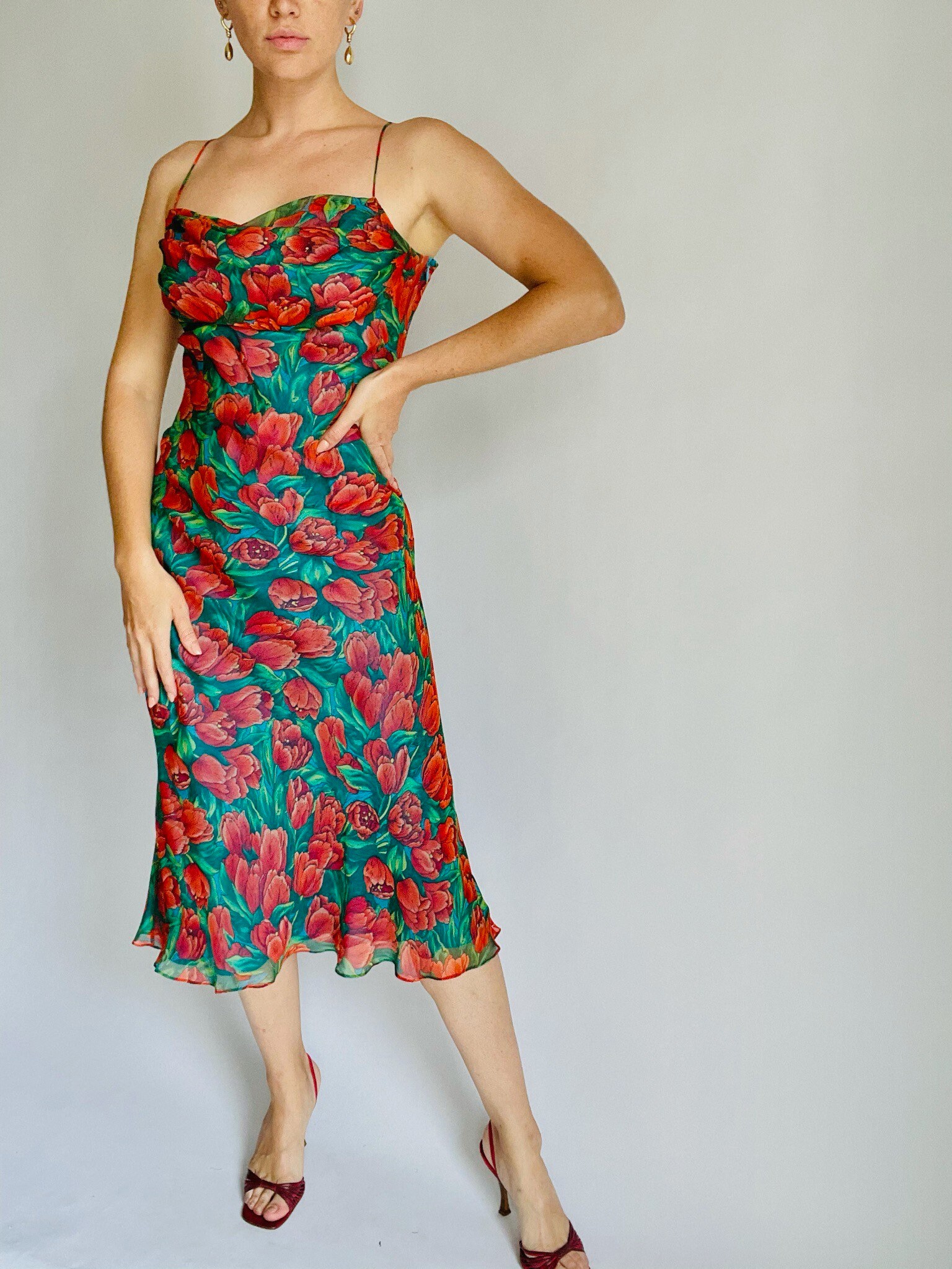 Iconic Vintage Silk Slip Dress 1990s Style Slip Dress Silk Etsy