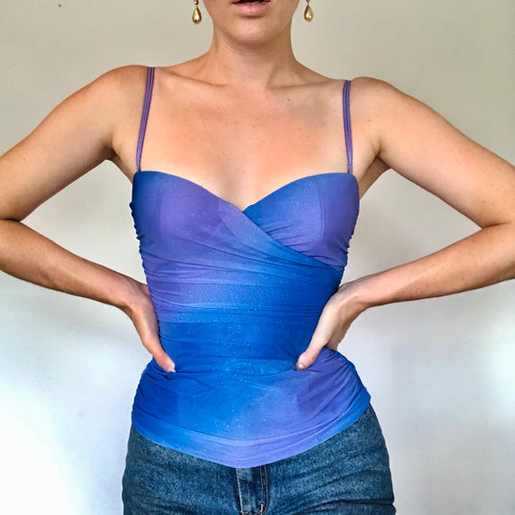 Iconic Ombré Dyed Mesh Vintage Victoria’s Secret B