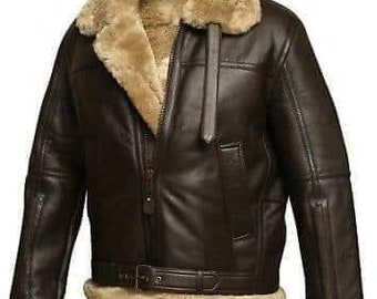fluffy aviator jacket