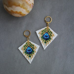 Miyuki Bead Earrings: Boho Dangle Earrings