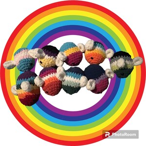 Made-To-Order Crochet Pride Bees