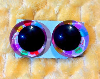 Valentines Vixen Handpainted Safety Eyes 20mm/25mm/30mm/35mm offset pupil