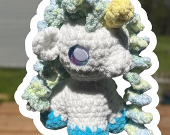 Crochet Blue Unicorn