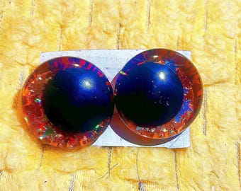 Autumn Breeze Handpainted Safety Eyes 20mm/25mm/30mm/35mm offset pupil