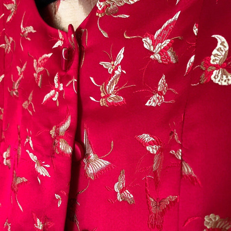 Vintage Asian RedGold Jacket