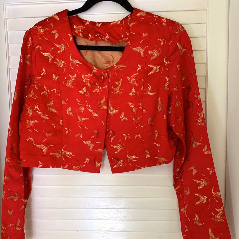Vintage Asian RedGold Jacket