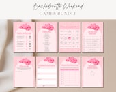 Last Rodeo Bachelorette Games Bundle, Last Rodeo Hen Do, Canva Template, Last Rodeo Bach, Bachelorette Party Games, Editable Games x 8