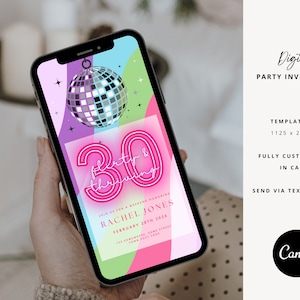 Faire-part et itinéraire pour 30 anniversaires séduisants et épanouis, 13 sur 30 invitations, Invitation numérique pour 30e anniversaire, 30e Invitation en ligne image 2