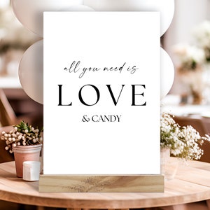 Wedding Sweet Sign Template, Sweet Wedding Table Signs, Sweet Table Sign,  Sweet Station Table Sign, Printable Dessert Table Sign